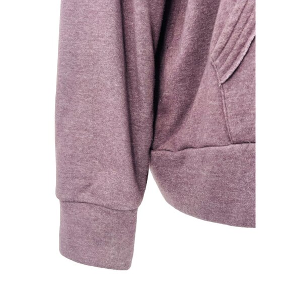 Free People Movement Cozy Purple Eggplant Casual Athleisurewear Pullover Hoodie - Picture 4 of 16
